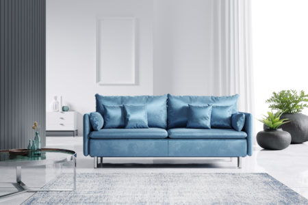 Sofa Elegant Blau Indigo